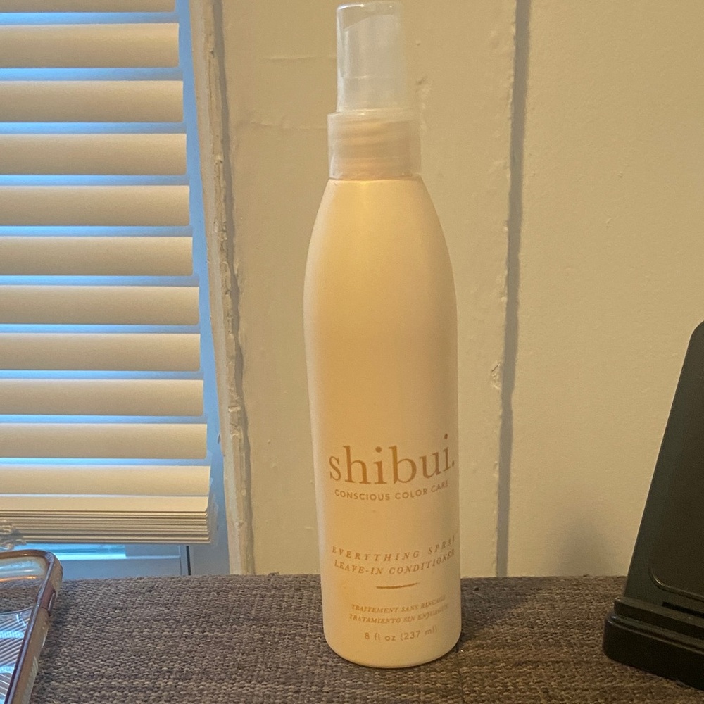 Shibui leave in conditioner. 1/2 full bottle. Price reflected.